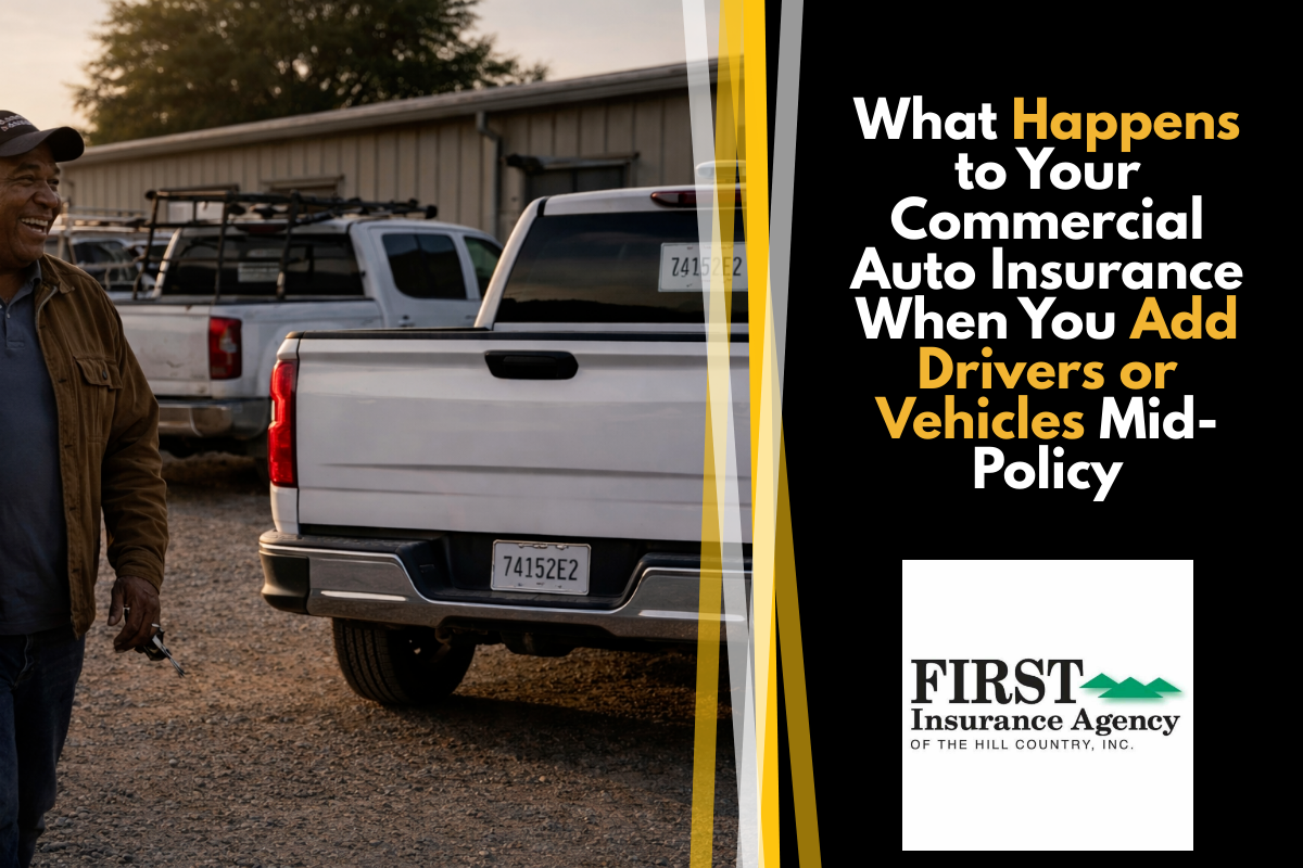 A new vehicle has joined the fleet and is already operational — but nothing about it exists in the policy that covers everything parked beside it.